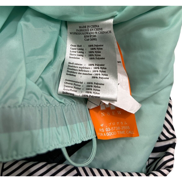 FourSquare Snowboard Women Striped Jacket Size Medium - Picture 5 of 7